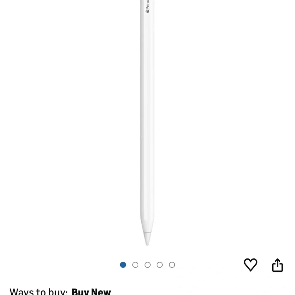 Apple Pencil in Elegant White NIB